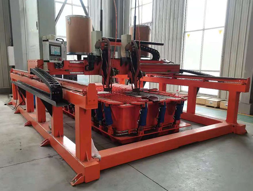 Double Torch Wear Plate Harfacing Machine