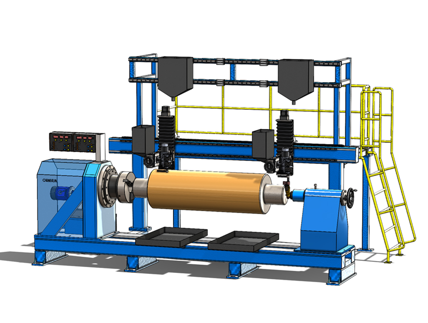 Steel Rolling Mill Roller Hardfacing Cladding Machine