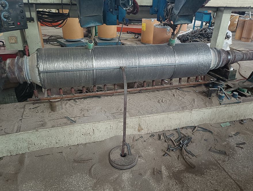 Steel Rolling Mill Roller Hardfacing Cladding Machine